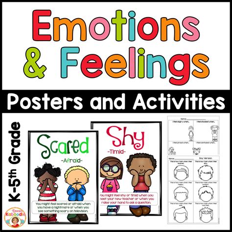 Feelings And Emotions Posters Activities And Photogra