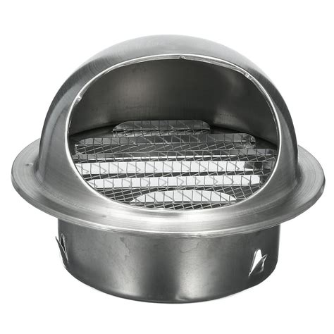 Wall Air Vent Ducting Ventilation Exhaust Grille Cover Outlet Stainless