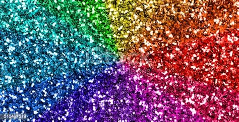 Rainbow Glitter Background Stock Photo And More Pictures Of
