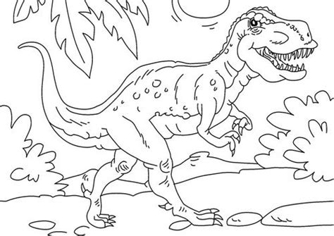 Printable coloring pagesdinos dinos dinosaurussen. Rasane sepoh: Kleurplaten Dinosaurus Rex