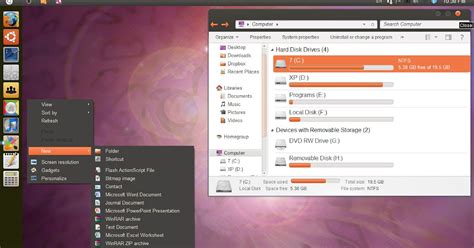 Ubuntu Unity Like Skin Pack For Windows 7 Xp Web Upd8 Ubuntu