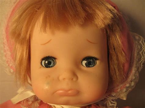 Vintage Eegee 14 Cloth And Vinyl Pouting Baby Doll 1960s 1785432171