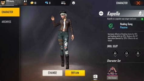 Free Fire Kapella Character Guide Tips And Tricks Mobile Mode Gaming