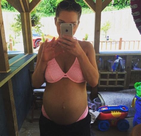 Pregnant Helen Flanagan Shows Off Her Baby Bump In A Bikini Selfie