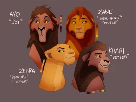 The Children Of Kovu And Kiara By Jaetaz Lion King Art Lion King