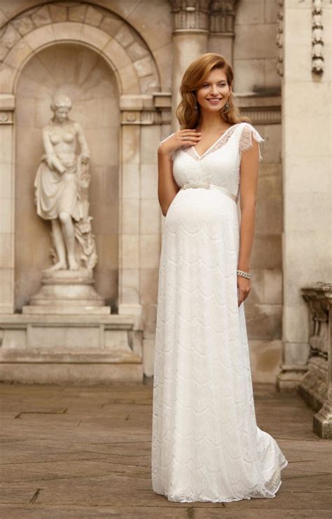 Kristin Maternity Wedding Gown Long Ivory Maternity Wedding Dresses Evening Wear And Party