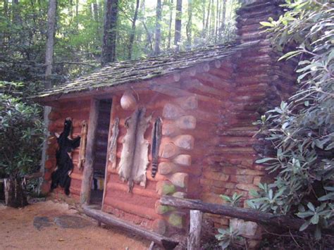 A Traditional Cherokee Home Recreated In A Cherokee Heritage Village
