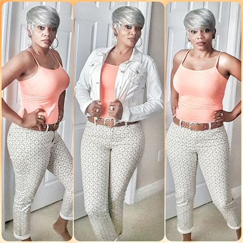 absolutely perfect style color and just plain sexy gray hair beauty retro summer outfits