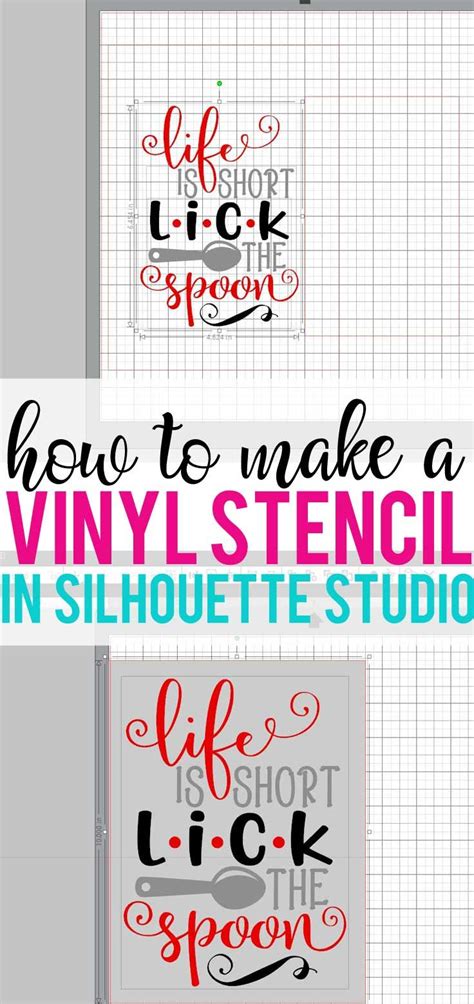 How To Make A Vinyl Stencil In Silhouette Studio
