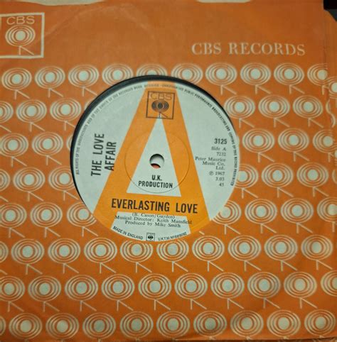 The Love Affair Everlasting Love Gone Are The Cbs 3125 Rare Demo From