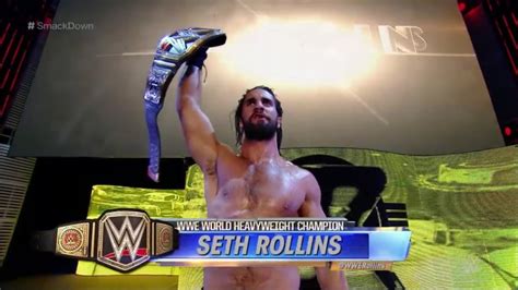 Seth Rollins Heel Wwe Champion Entrance Smackdown 102215 Youtube