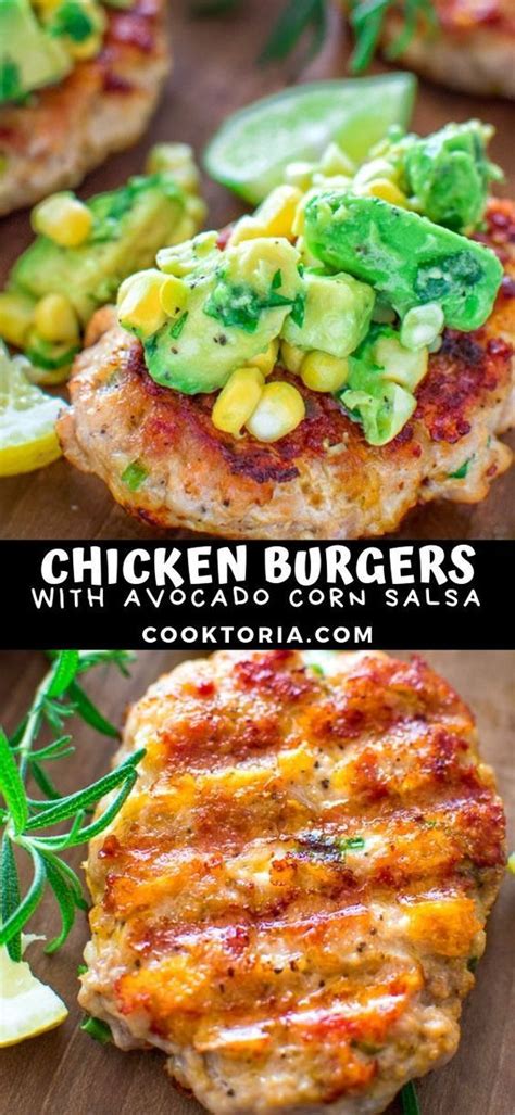 Enough to stretch from one end of a city block to the other? Easy Chicken Burgers | Ground chicken recipes, Chicken recipes american, Chicken burgers recipe
