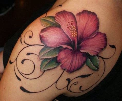 10 Hibiscus Flower Tattoo Drawings Rafelpreston
