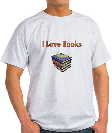 cafepress i love books t shirt 100 cotton t shirt white clothing