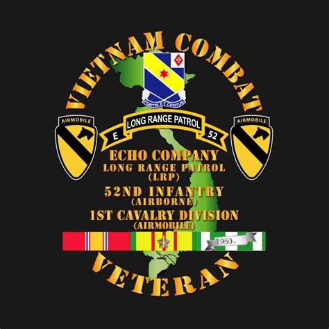 Vietnam Combat Veteran W E Co 52nd Inf Abn 1st Cav Div By