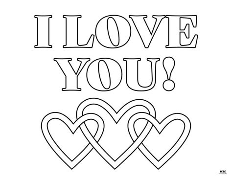 Love I Love You Coloring Pages Free Printables Artofit