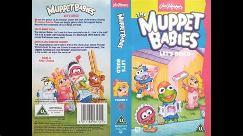 Opening And Closing Of Muppet Babies Lets Build 1994 Uk Vhs