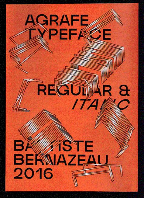 Giorkonducta Via Agrafe—typeface Specimen On Behance Graphic