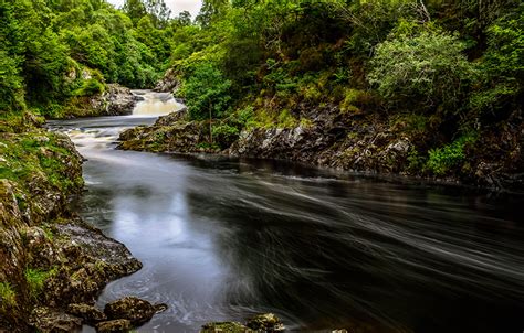 Wallpaper Scotland River Shin Nature Stone Rivers