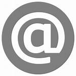 Icon Grey Clipart Email Resume Address Web