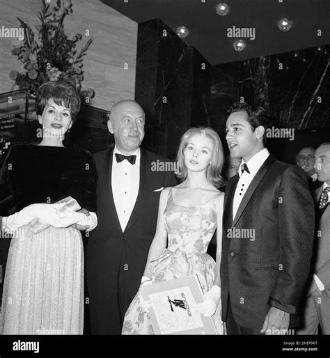 Film Producer Otto Preminger And His Wife Hope Bryce Pose With The