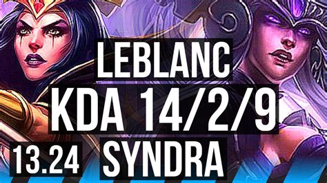 LEBLANC Vs SYNDRA MID 14 2 9 Legendary 600 Games BR Challenger