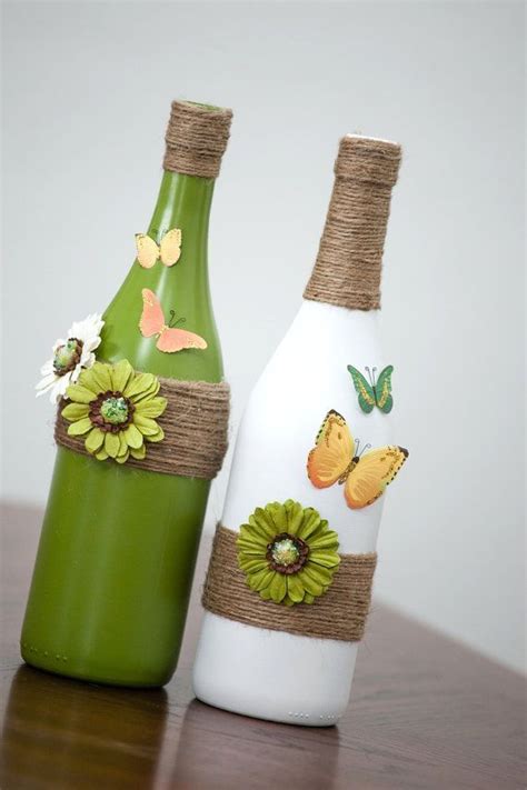 25 Diy Wonderful Glass Bottle Art Wine Craft Wine Bottle Diy Crafts