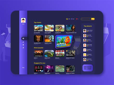 Game Dashboard Design By Zilan On Dribbble