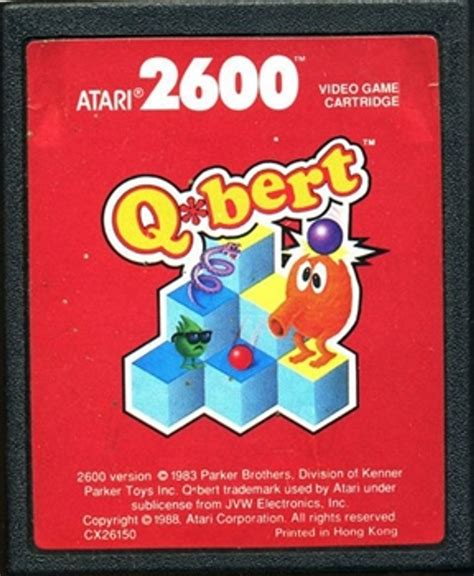 Qbert Atari 2600 Game For Sale Dkoldies