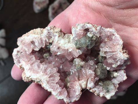 Rare Pink Amethyst Crystal Geode Patagonia Argentina Pink Amethyst