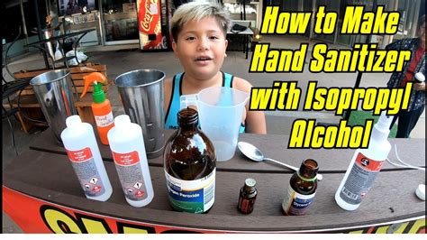 One posted on thoughtco.com by chemistry expert anne marie. How to Make Hand Sanitizer with Isopropyl Alcohol - YouTube