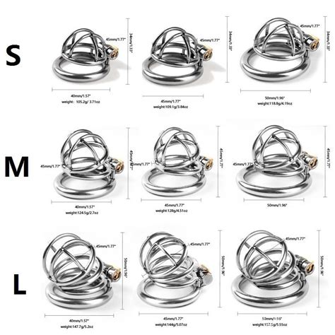 Stainless Steel Male Chastity Device Super Small Cock Cage Penis Ring S