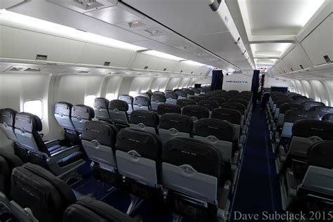 Westjet allows birds, cats, dogs, chinchillas, guinea pigs, hedgehogs, and rabbits to fly in the baggage. WestJet 767 Cabin | Dave Subelack | Flickr