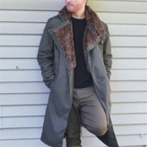 Officer K Ryan Gosling 2049 Blade Runner Long Trench Cotton Coat Jacket Ebay