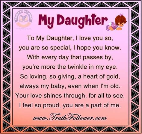 My Loving Daughter To My Daughter I Love My Daughter Letter To My