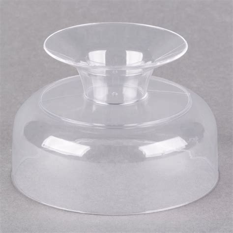 Visions 6 Oz Clear Plastic 1 Piece Dessert Cup 10pack