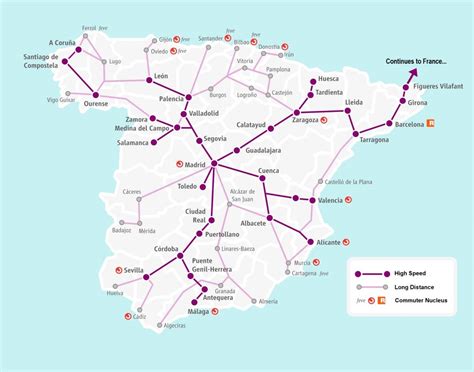 Renfe Network Map