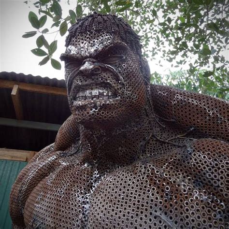 This Hulk Made Out Of Scrap Metal Will Smash Your Mind
