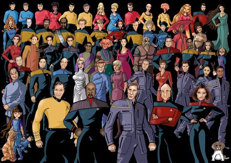 Star Trek All Of Them Netflix Viewing Star Trek Crew Star