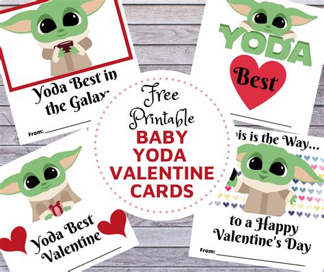 Free Printable Baby Yoda Valentines New Mom At 40 Yoda Valentine