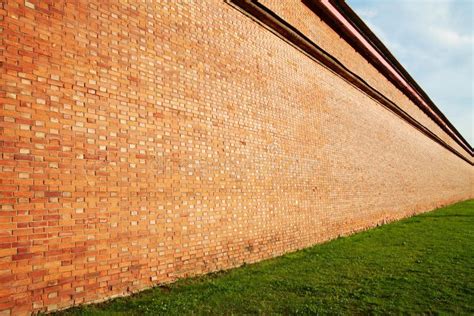 Brick Wall In Perspective Stock Image Image Of Diagonal 67053791