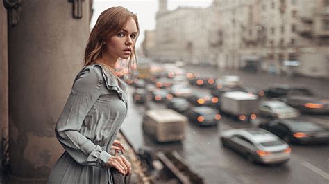 Fond D Cran Femmes Maquette Portrait Rue Anastasia Scheglova Route La Photographie