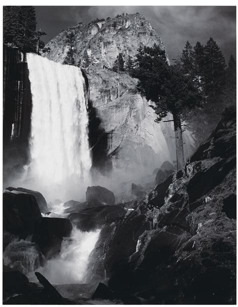Ansel Adams Vernal Fall Yosemite Valley California C Christie S