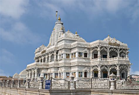 Prem Mandir Temple In Vrindavan Mathura India Stock Photo Download