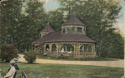 Main Pavilion Forest Park Springfield Ma Postcard