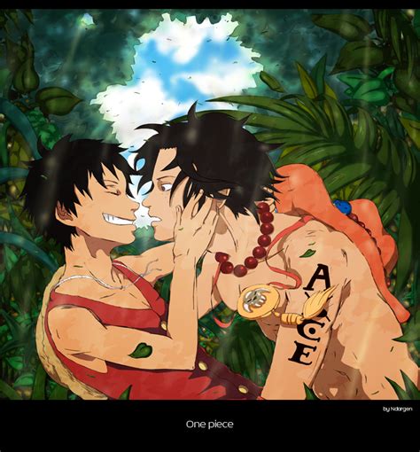 Ace And Luffy By Elonepiece On Deviantart Ace And Luffy One Piece