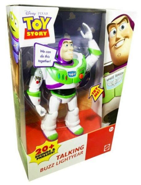 Disney Pixar Talking Buzz Lightyear Toy Story Action Figure W 20