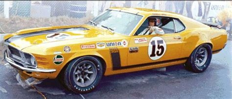 Parnelli Jones Scca Trans Am Mustang 1970 Ford Racing Classic