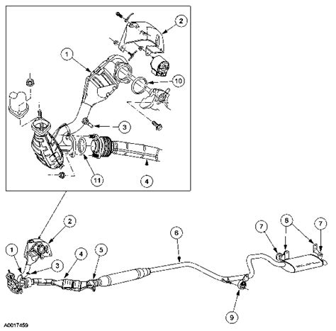 Ford Taurus Exhaust System Diagram