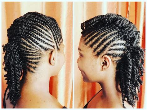 Some time ago, mohawk styles, the style left an unforgettable strip of hair exactly on the middle of your hair, was associated with teenagers, punk rockers. Mohawk Braid Hairstyles, Black Braided Mohawk Hairstyles